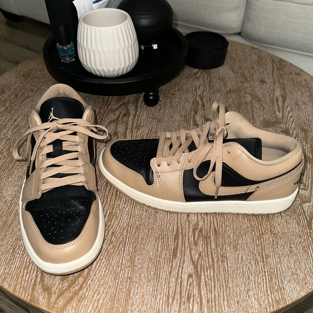 Black and Tan Sneakers